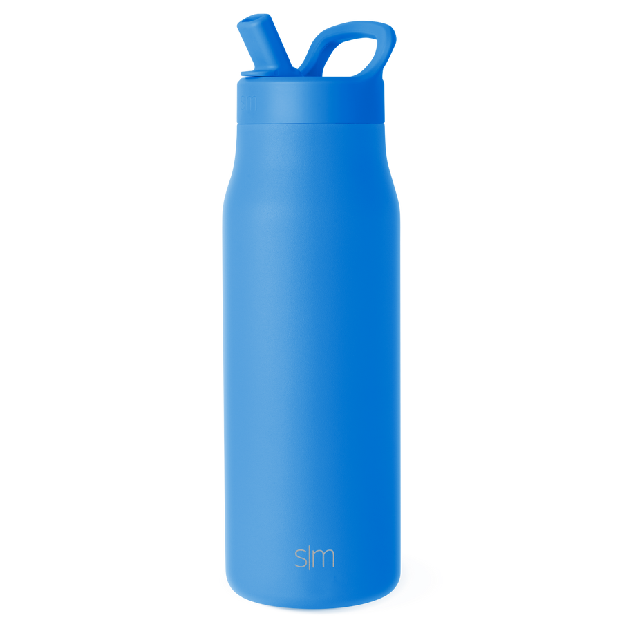 Mesa with Manual Straw Lid - 34oz / Supersonic Blue